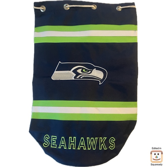 Seattle Seahawks Drawstring Bag / Backpack - Picture 1 of 5